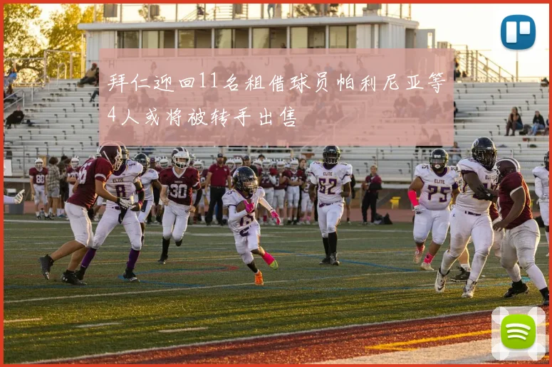 拜仁迎回11名租借球员帕利尼亚等4人或将被转手出售