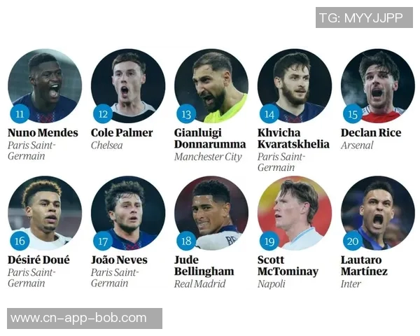 年度最佳中前卫候选名单揭晓麦克托米奈内维斯佩德里赖斯争夺荣誉